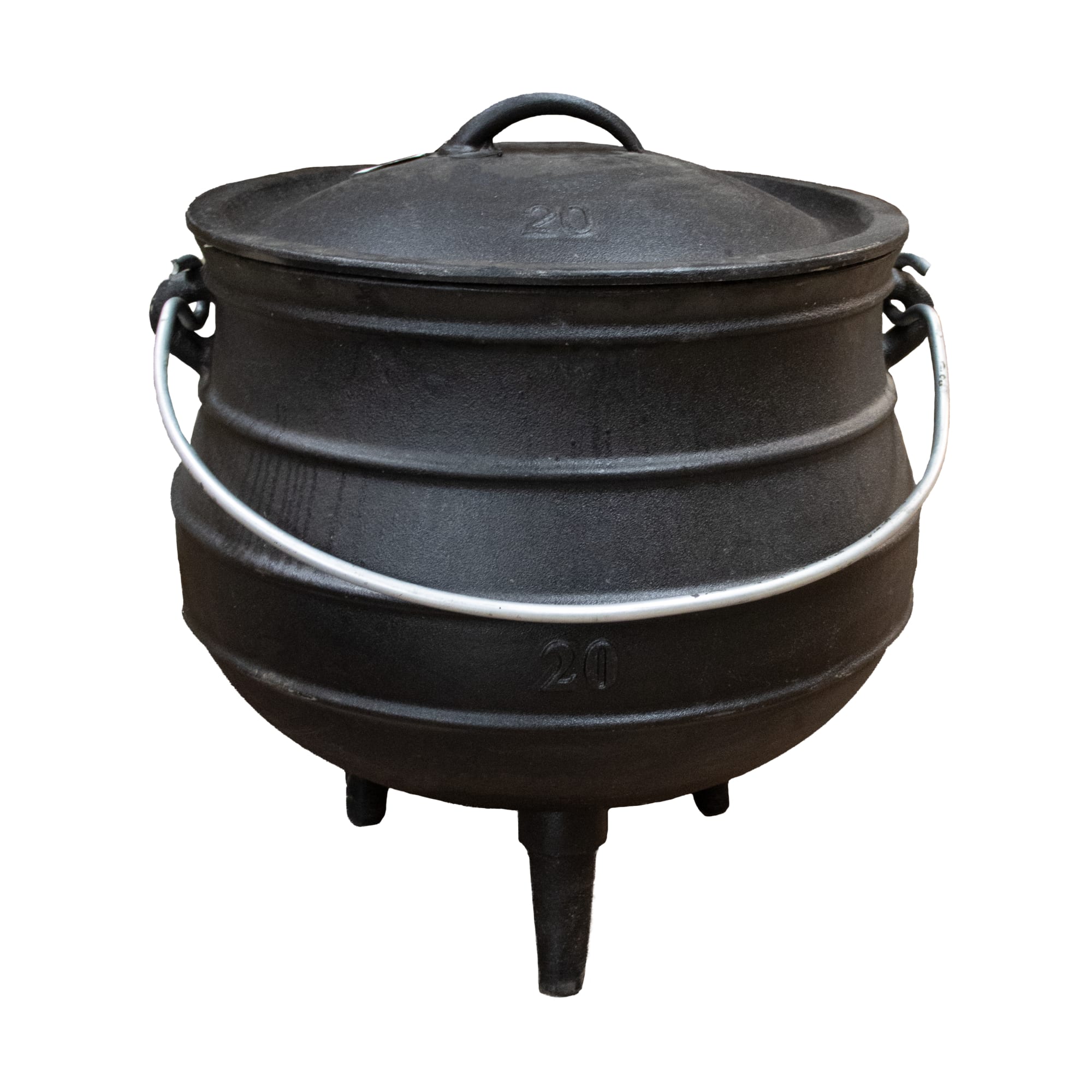 Lehman's Campfire Hervidor de agua - Olla de hierro fundido con 3 patas y tapa - Imagen 12 de 47
