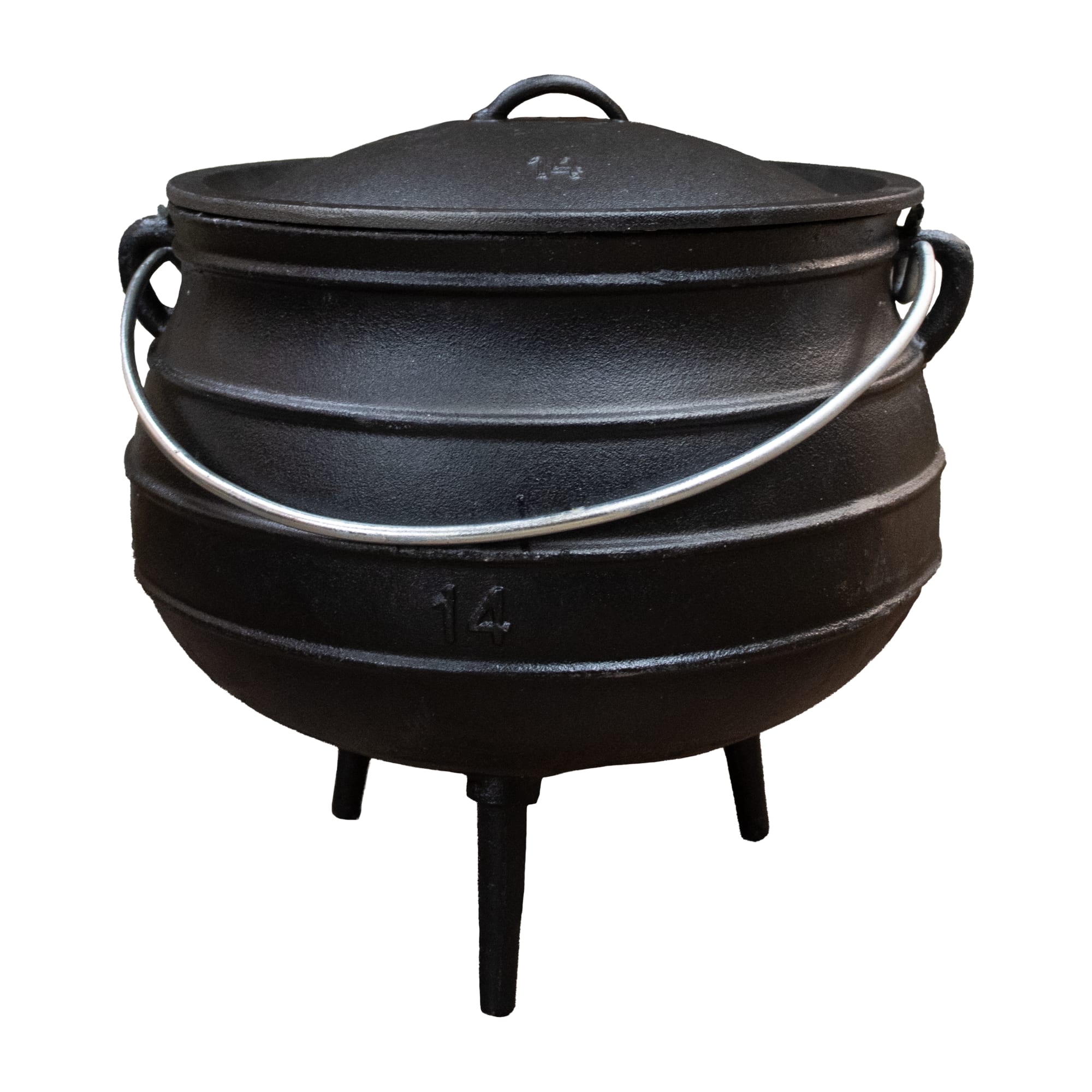 Lehman's Campfire Hervidor de agua - Olla de hierro fundido con 3 patas y tapa - Imagen 43 de 47