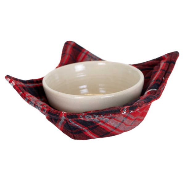 Plaid Bowl Cozy - Choice of Color