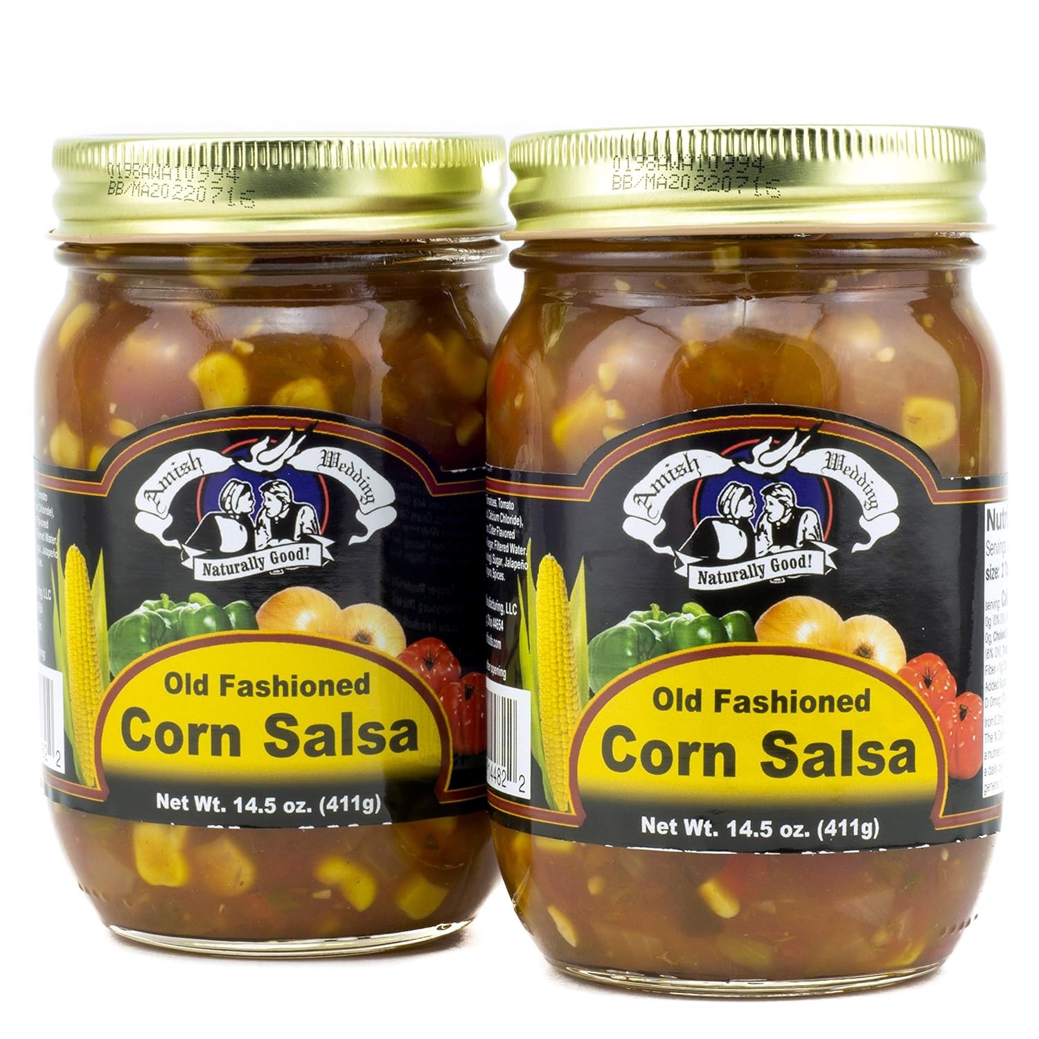 Hervidor de agua de boda Amish salsa cocida, paquete grueso y grueso de 2 frascos de 14,5 onzas - Imagen 15 de 46