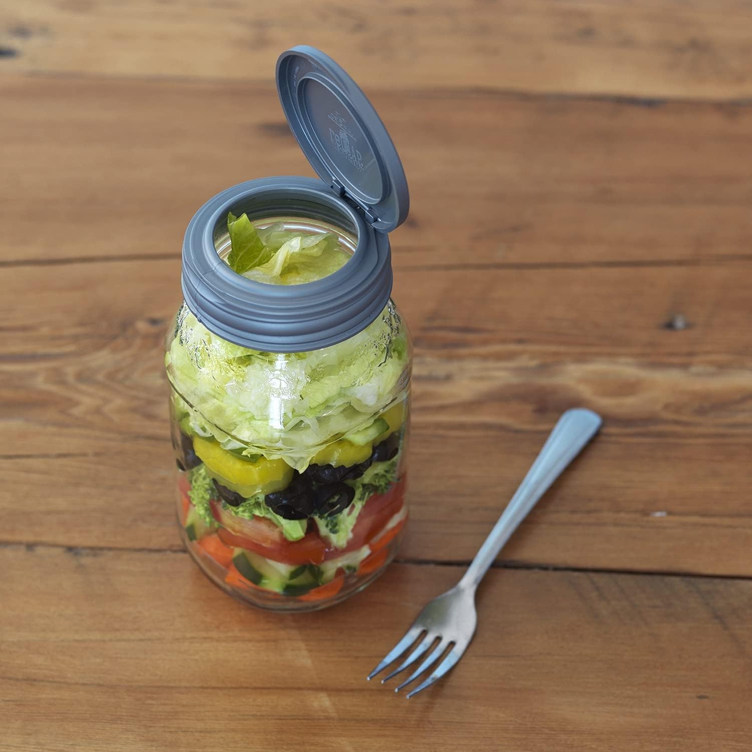 reCAP Mason Jar Lid Flip Cap, Reg Mouth, USA Made, Leak- Freezer-proof - Picture 17 of 18