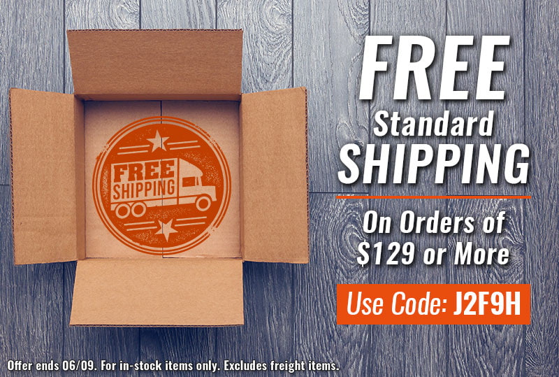 FREE Standard Shipping on Orders of $129+ Use code: J2F9H