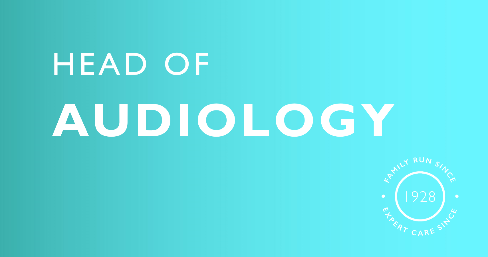 head of audiology
