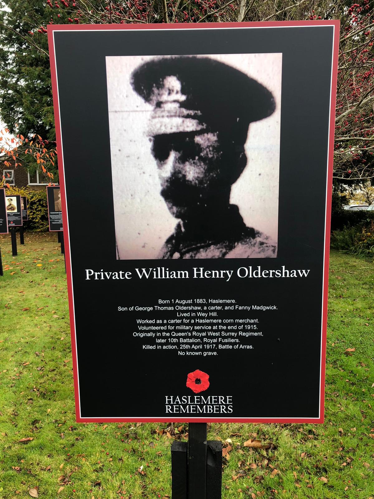 private william henry oldershaw