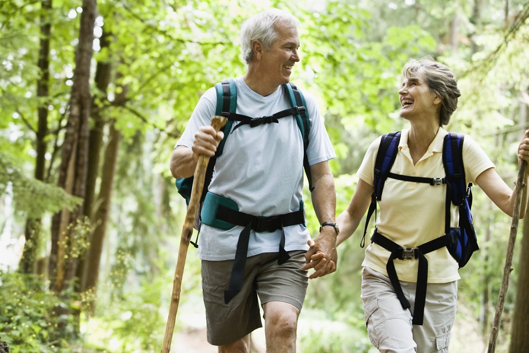couple hiking