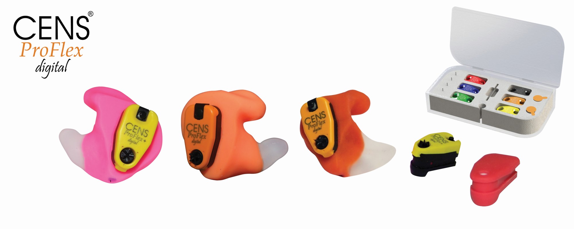 Digital Ear Plugs For Shooting CENS ProFlex.