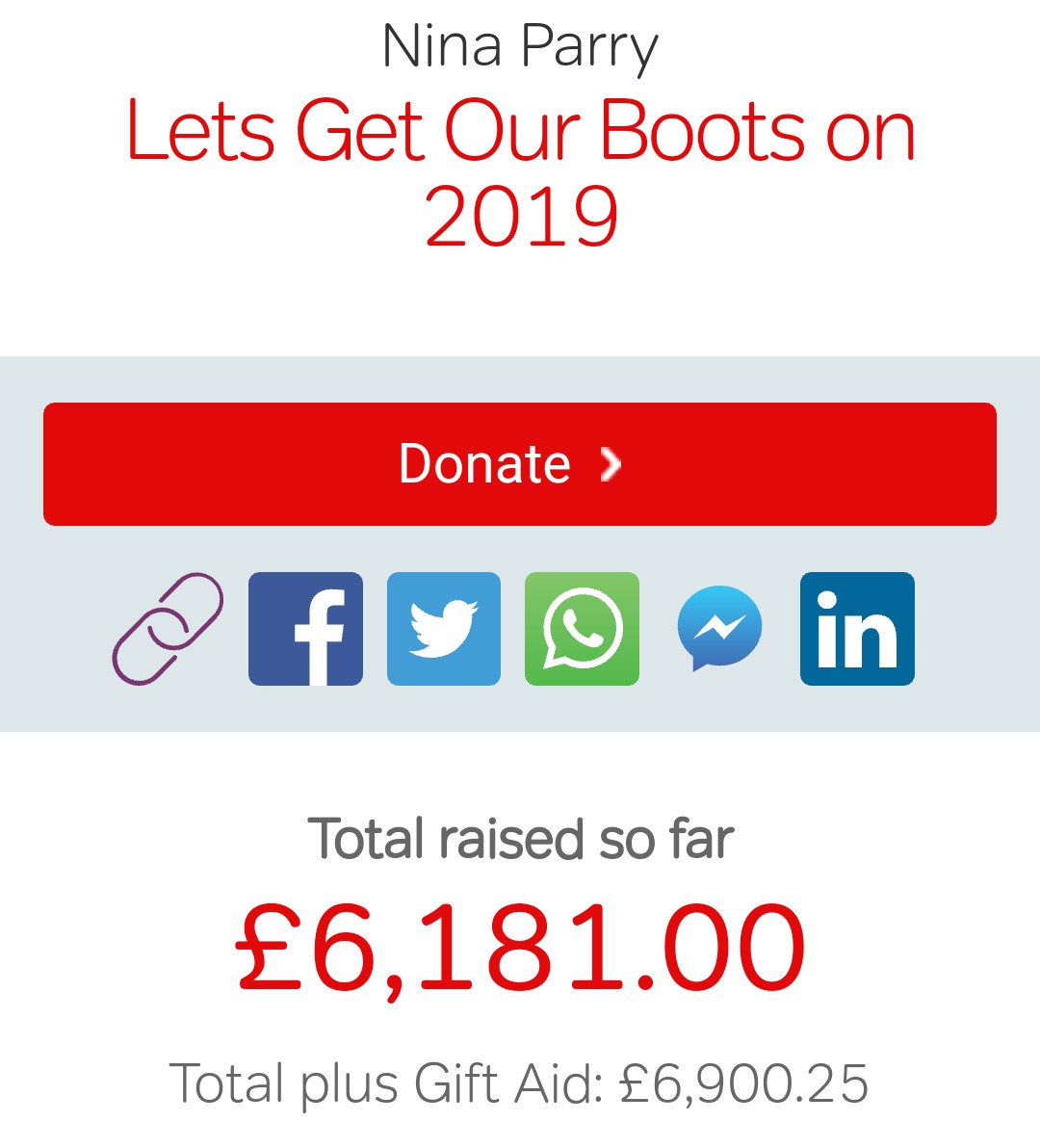 money raised for MS with leightons swindon