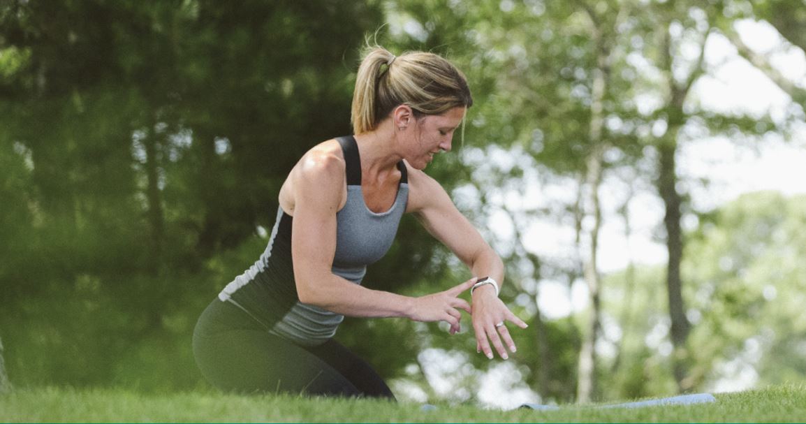 woman running