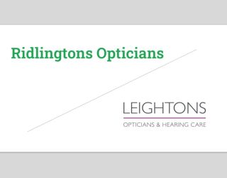 Ridlingtons Opticians now with Leightons sutton