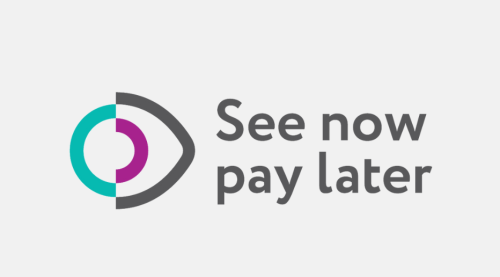 See Now, Pay Later branded logo.