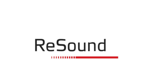 Resound hearing aids brand logo.