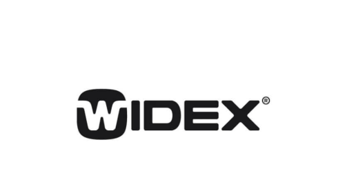 Widex hearing aids brand logo.