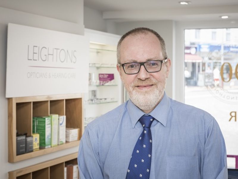 Duncan Elliott, Branch Manager and Dispensing Optician at Leightons.