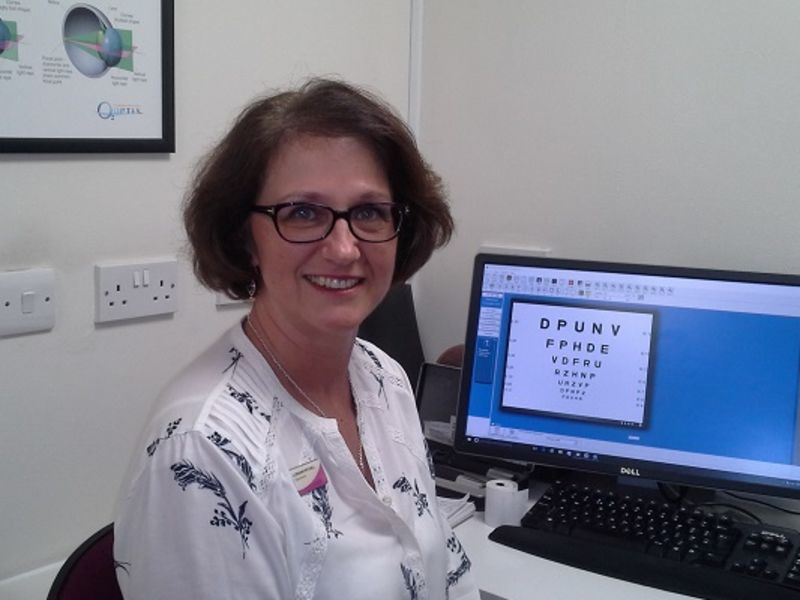 Lorraine Mitchell, Optometrist at Leightons Opticians and Hearing Care.