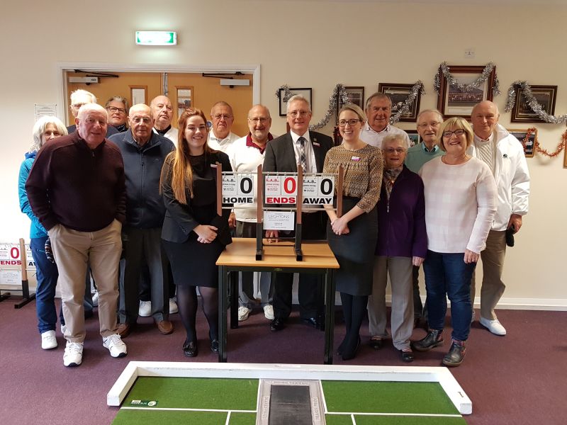Leightons staff at Totton bowls club