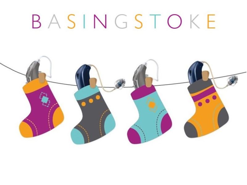 Basingstoke text and hearing aids in stockings