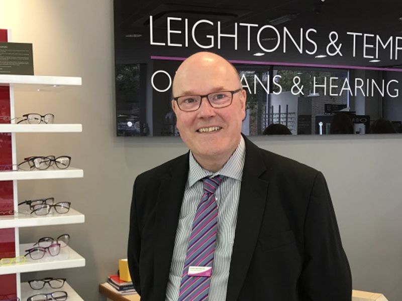 David Heptinstall, Dispensing Optician at Leightons.