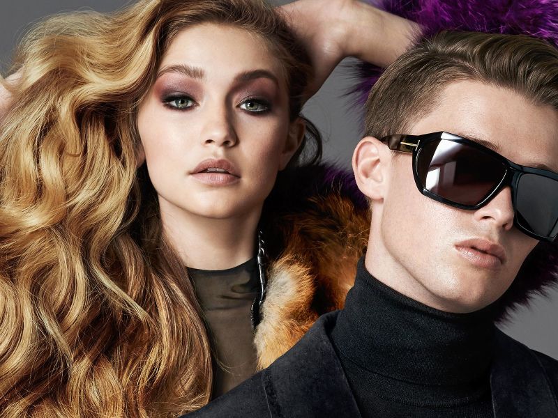 Female and male model