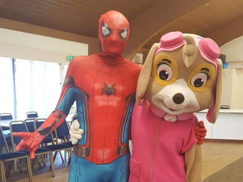Spiderman and Paw Patrol fancy dress