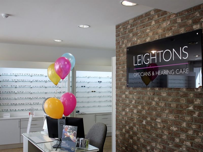 Leightons store with balloons