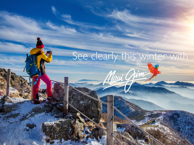 See clearly this winter with Maui Jim