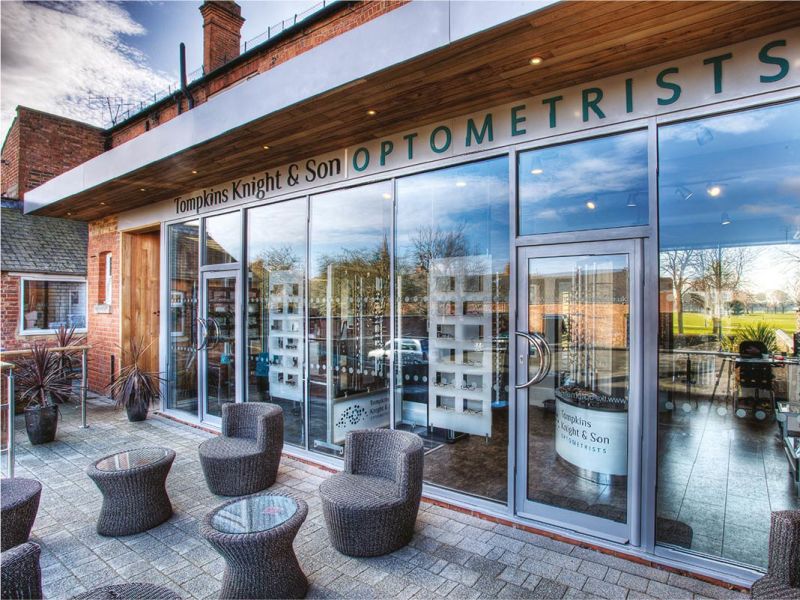 tompkins knight and son optometrists exterior