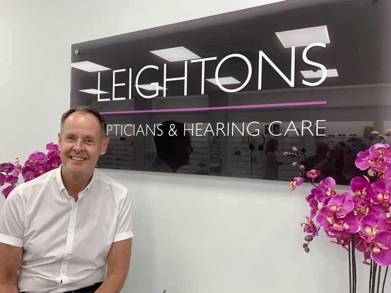 Tim Barrett, Joint Franchisee and Contact Lens Optician at Leightons.