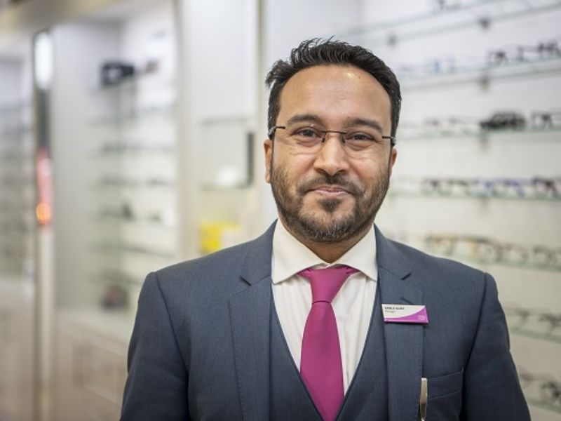 Bablu Alam, Dispensing Optician at Leightons Opticians and Hearing Care.