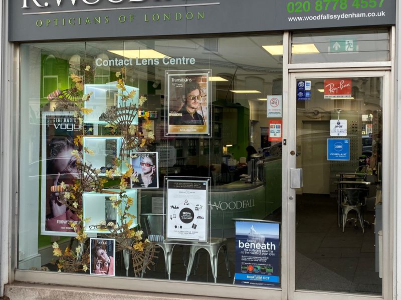 r woodfall opticians sydenham exterior