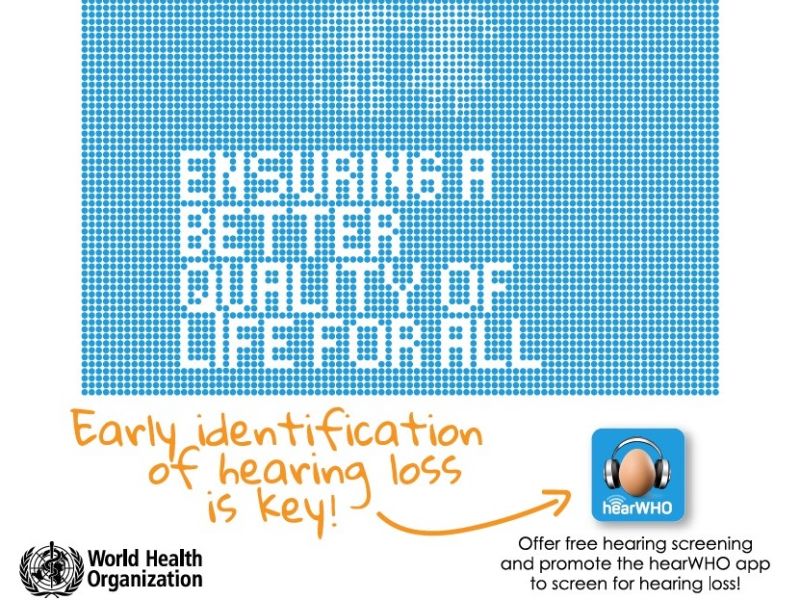 World Hearing Day hear WHO advertisement