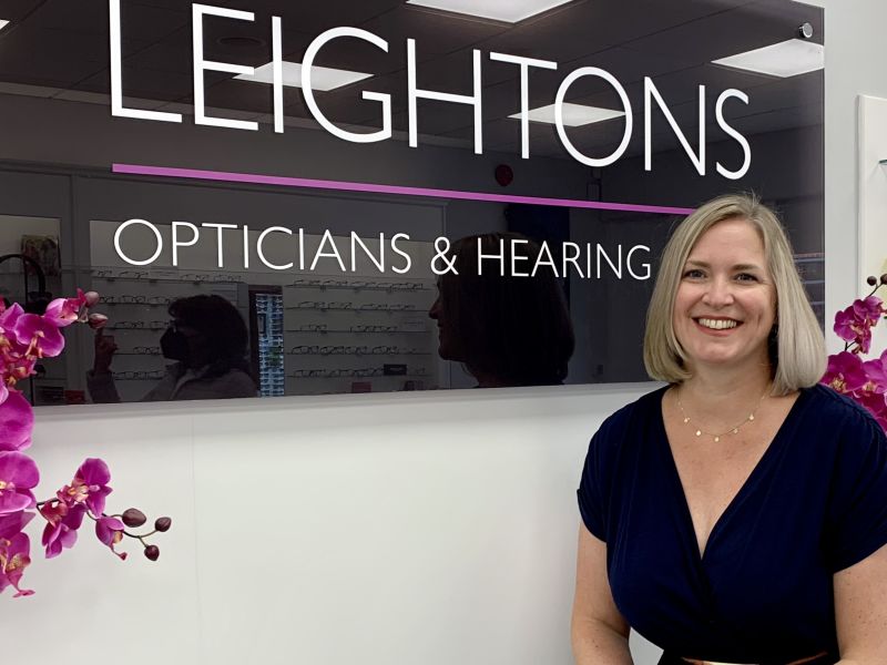 Lindsey James, Joint Franchisee and Dispensing Optician at Leightons.