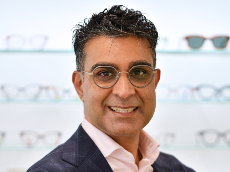 Krish Hawabhay, Branch Manager and Dispensing Optician at Leightons.