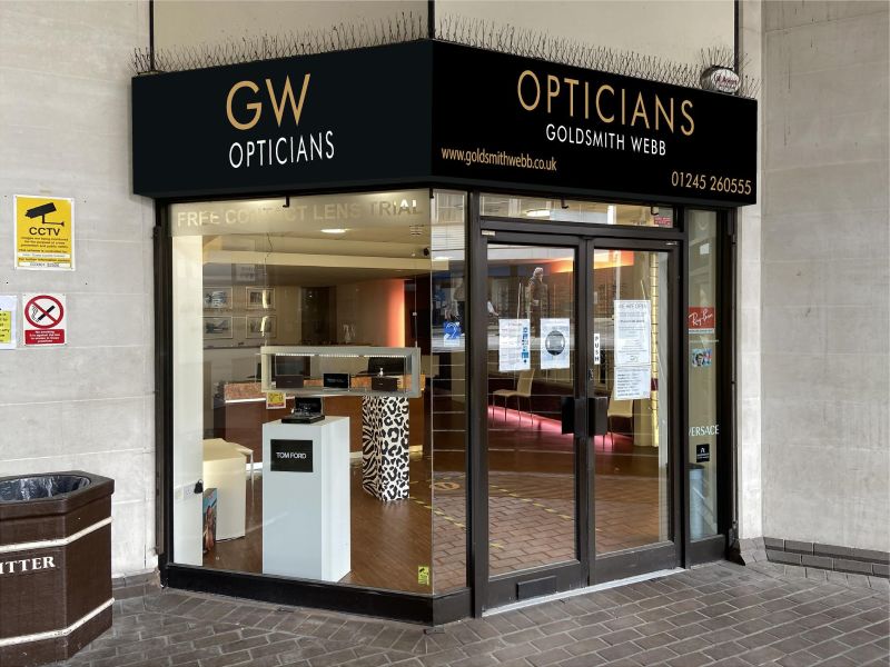 goldsmith webb opticians Chelmsford Exterior