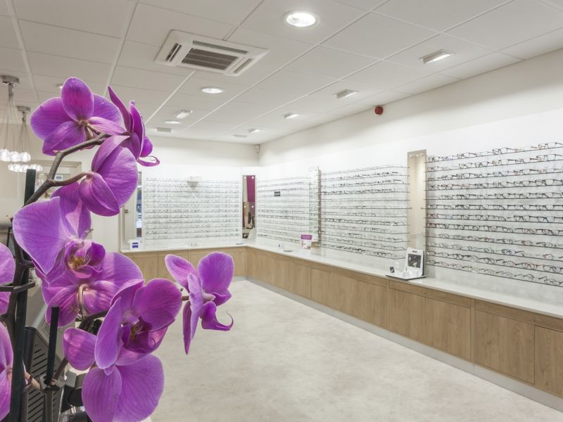 Leightons glasses display Chandlers Ford