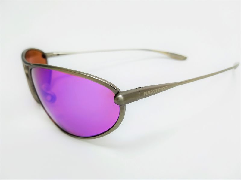 Bigatmo sunglasses with purple lenses