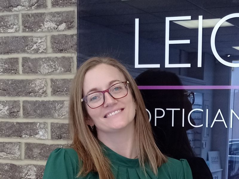 Katherine Nicholson, Branch Manager and Dispensing Optician at Leightons.