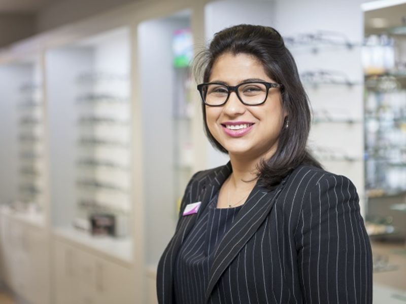 Priya Burgul, Dispensing Optician at Leightons Opticians and Hearing Care.