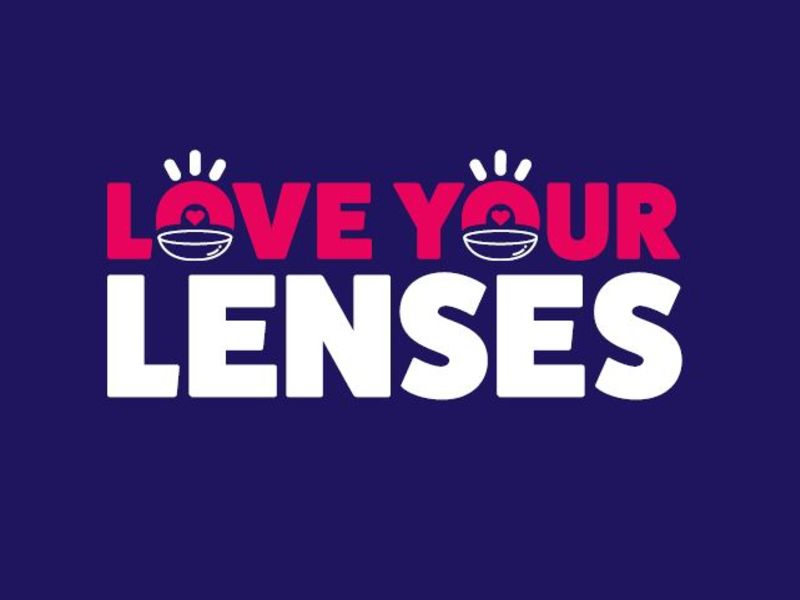 Love your lenses text