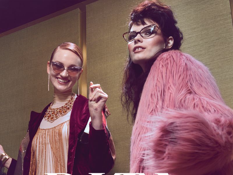 Models wearing Dita glasses