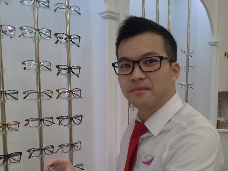 Eddy Yip, Dispensing Optician at Leightons Opticians and Hearing Care.