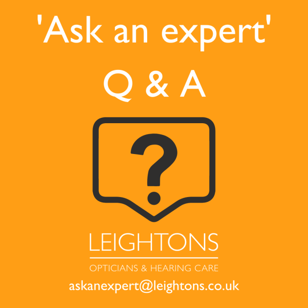 'Ask an expert' Leightons banner.