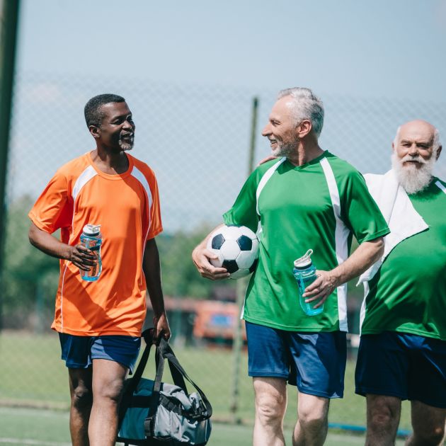 walking football club for the hard of hearing