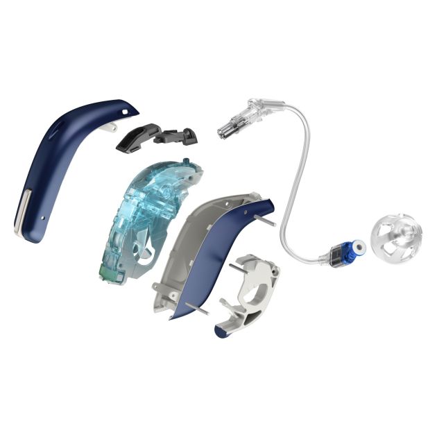 Oticon opn hearing aid separated