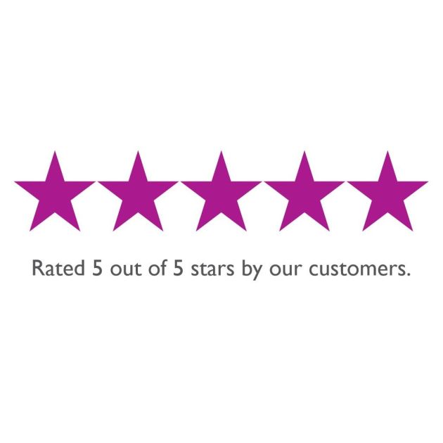 rated 5 out of 5 stars by our customers