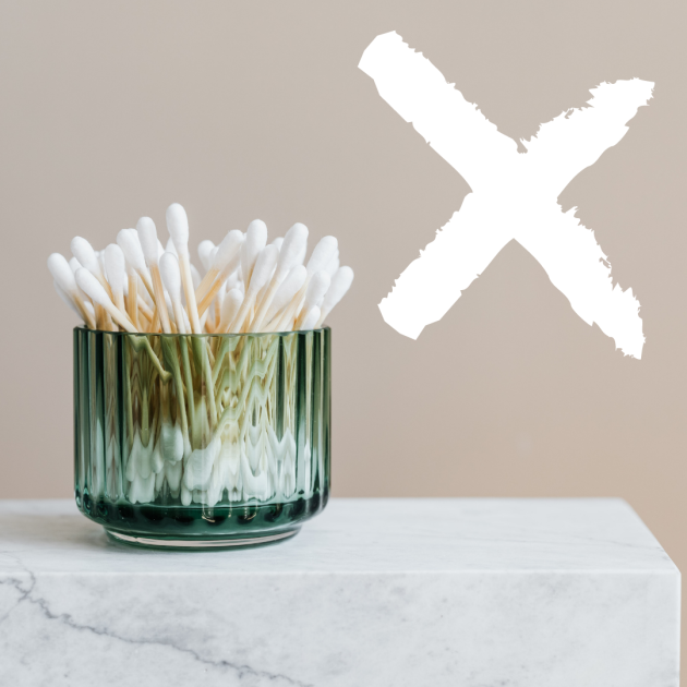 Myth 2 – “Using cotton buds is the best and safest way to remove ear wax”