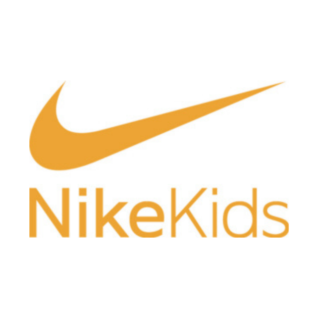 The Nike Kids logo.