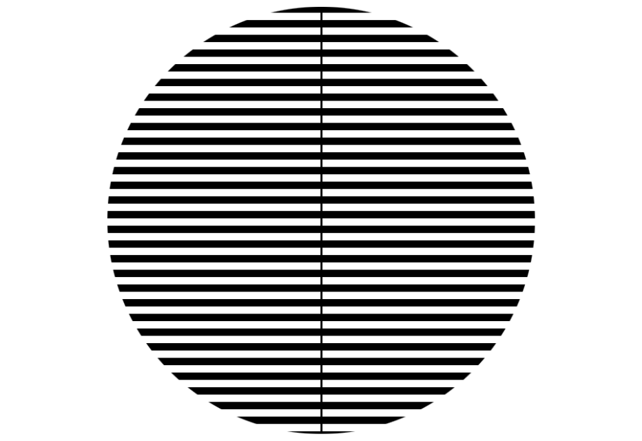 Pattern used for the Pattern Glare Test