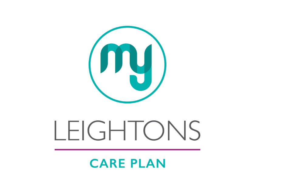 MyLeightons Care plan logo.