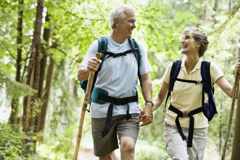 couple hiking