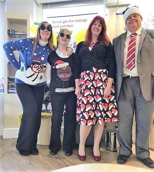 haslemere team at christmas